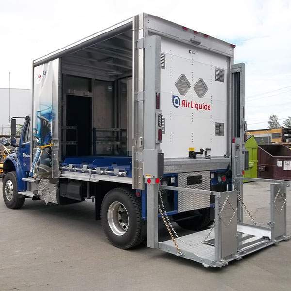 Twin equipment crane